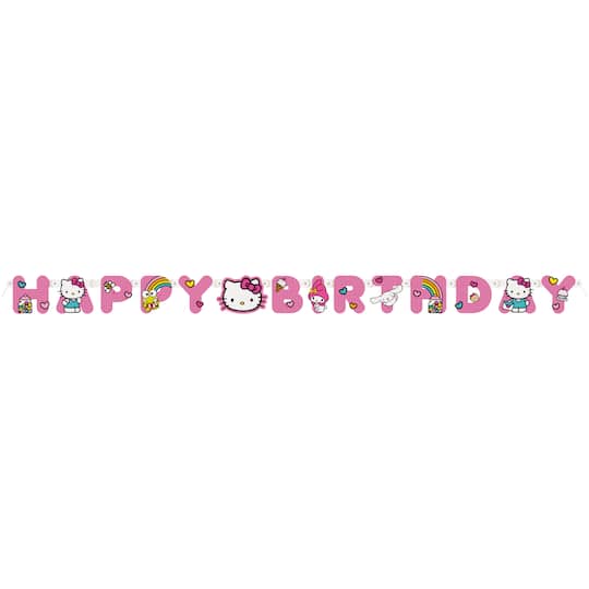 Michaels, 6ft. Hello Kitty® Birthday Banner – Category: Banners